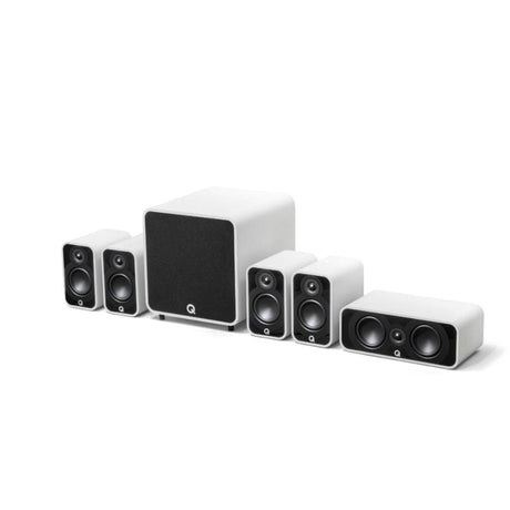 Q Acoustics 5010 5.1 Home Cinema Speaker Bundle Home Cinema Systems Q Acoustics White 