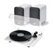 Q Acoustics M20 & Pro-Ject E1 Phono Turntable & Speaker Bundle Turntable Bundles Pro-Ject White White 