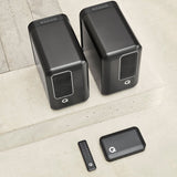 Q Active 200 Wifi & Bluetooth Active Bookshelf Speakers - Google Home Active Speakers Q Acoustics 