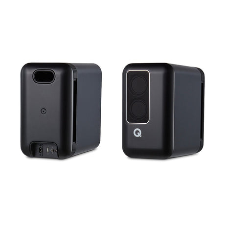 Q Active 200 Wifi & Bluetooth Active Bookshelf Speakers - Google Home Active Speakers Q Acoustics Black 
