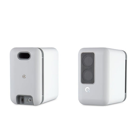 Q Active 200 Wifi & Bluetooth Active Bookshelf Speakers - Google Home Active Speakers Q Acoustics White 
