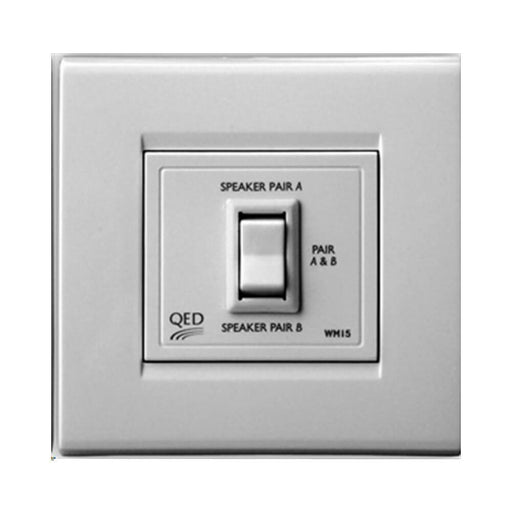 QED WM15 In Wall Speaker Switch (Parallel) Audio Accessories QED 