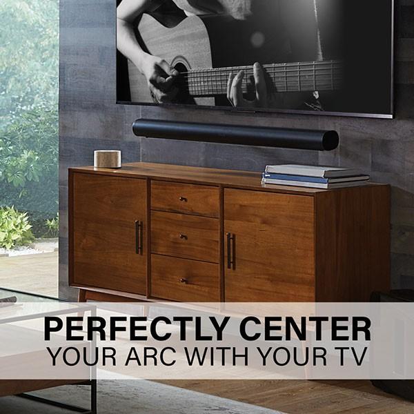 SANUS Sonos Extendable Soundbar Wall Mount for Arc AV Furniture Sanus 