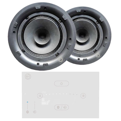 Systemline E50 6.5" Bluetooth Ceiling Speaker System - Gloss White Ceiling Speaker Systems Systemline 
