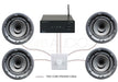 Tangent Ampster BT II Bluetooth Speaker System with 4 x 6.5" Ceiling Speakers & In Wall Selector Switch Ceiling Speaker Systems Tangent 